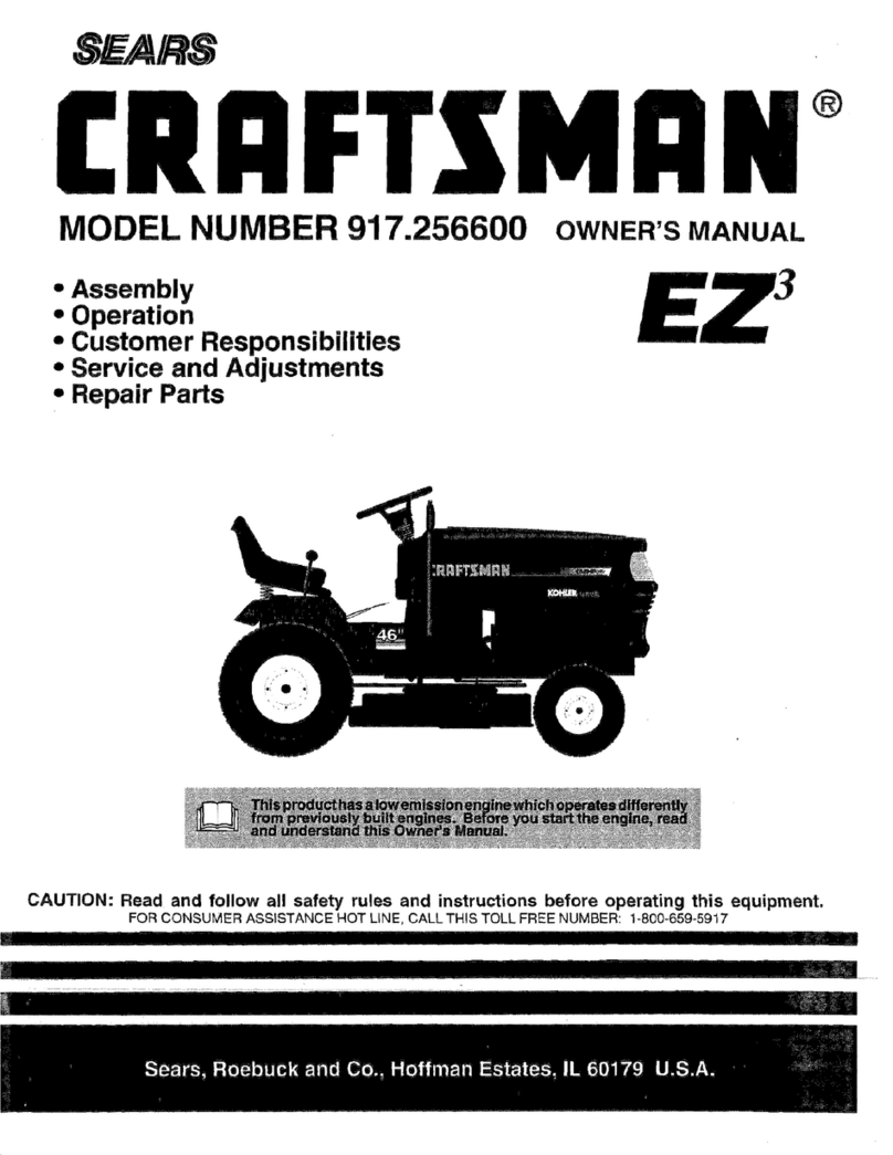 Craftsman EZ3 917.2566 User manual Craftsman EZ3 917.2566 User manual