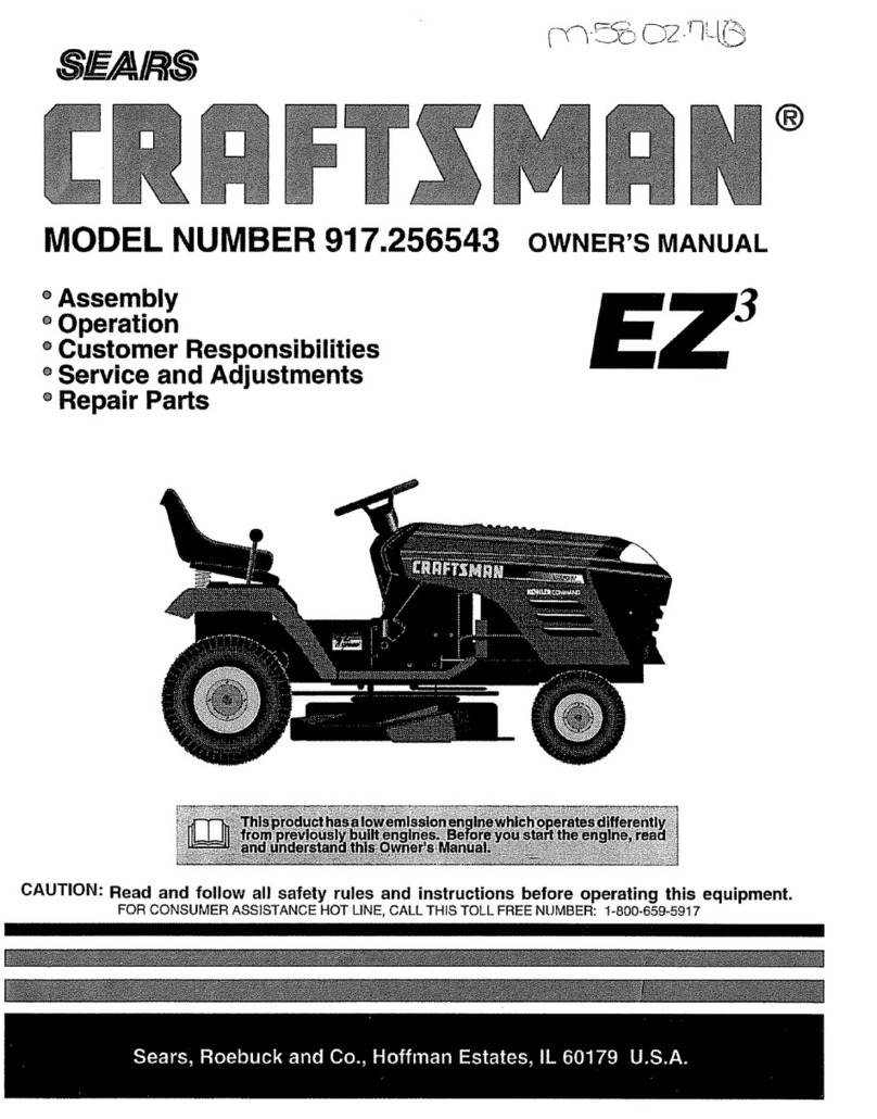 Craftsman EZ3 917.256543 User manual