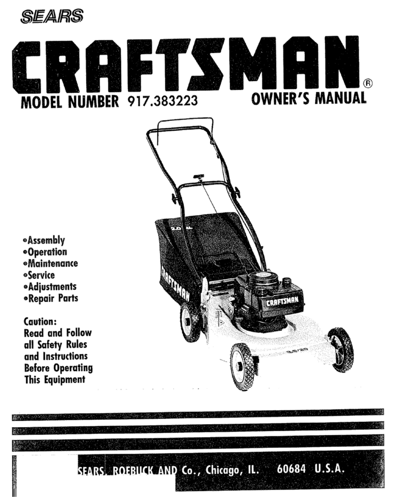 Craftsman 917.383223 owner's manual