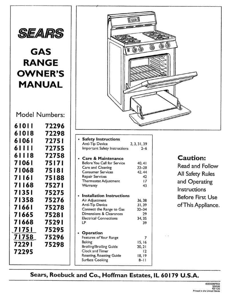 Sears 61011 User manual
