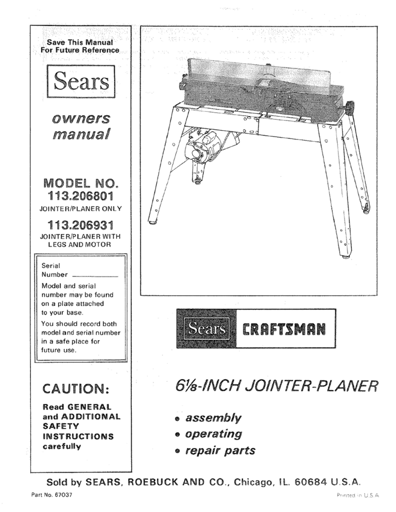 Craftsman 113 User manual