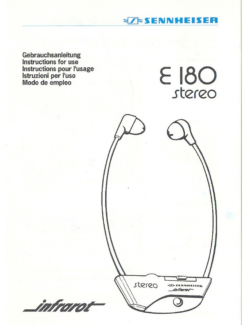 Sennheiser RS 180 Instructions for use