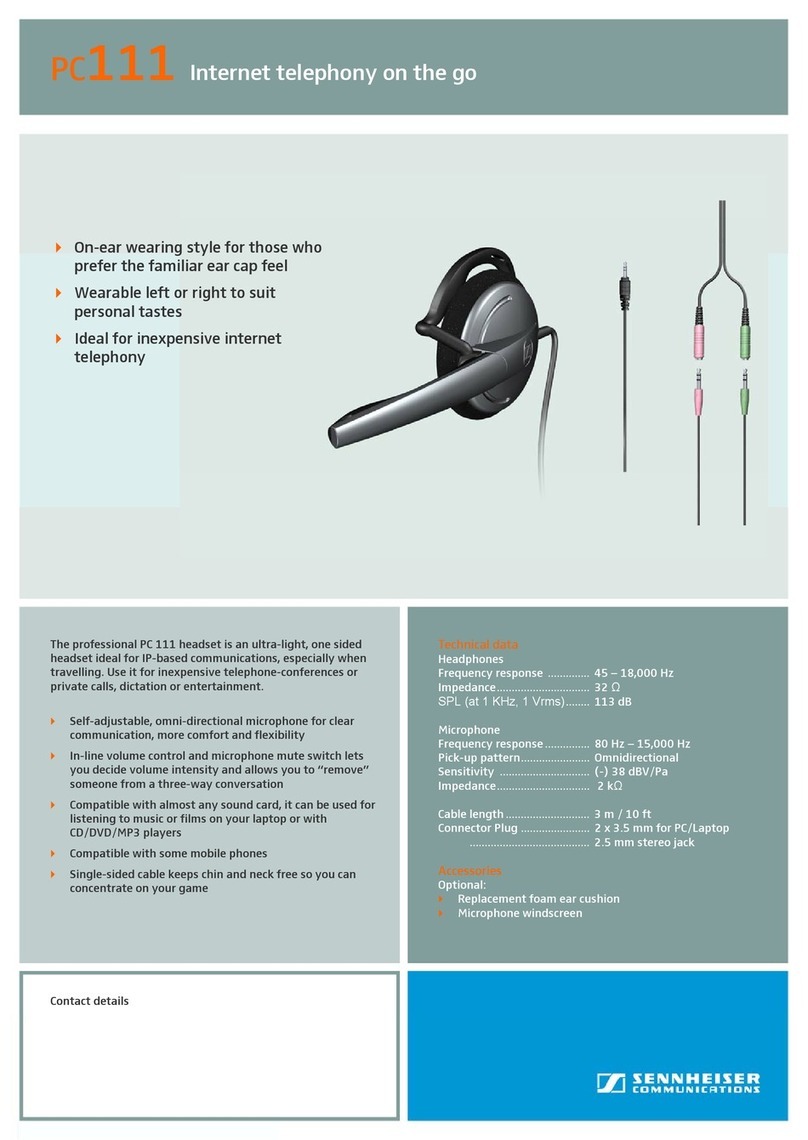 Sennheiser PC PC 111 Instruction manual