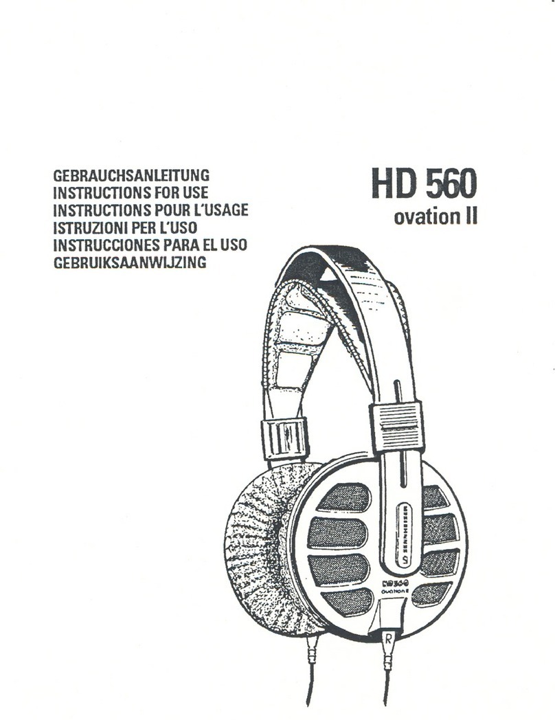 Sennheiser Ovation II HD 560 user manual