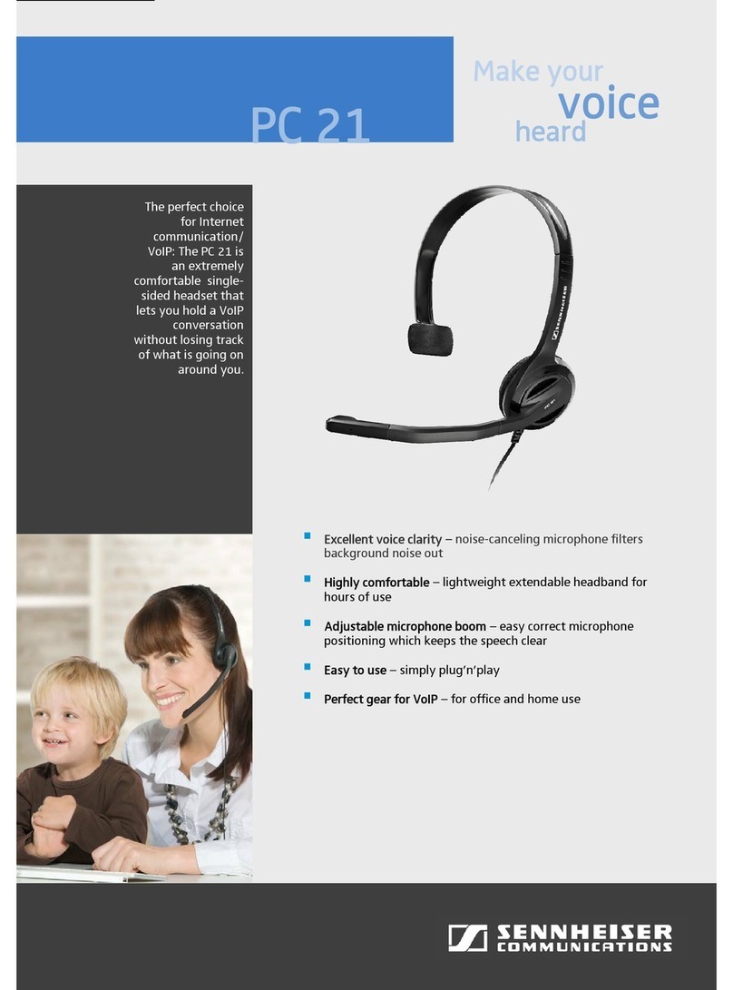 Sennheiser PC 21 Specifications