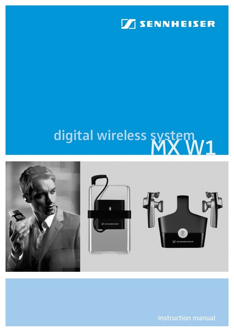 Sennheiser MX W1 instruction manual