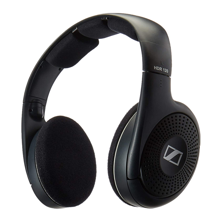 Sennheiser RS 120 instruction manual