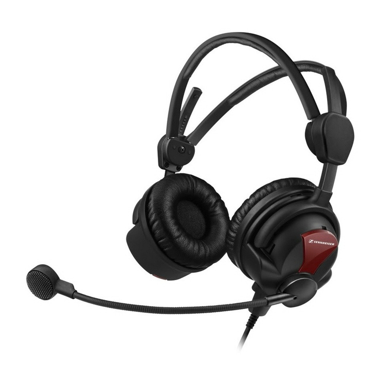 Sennheiser HMD 26-100 Specification sheet