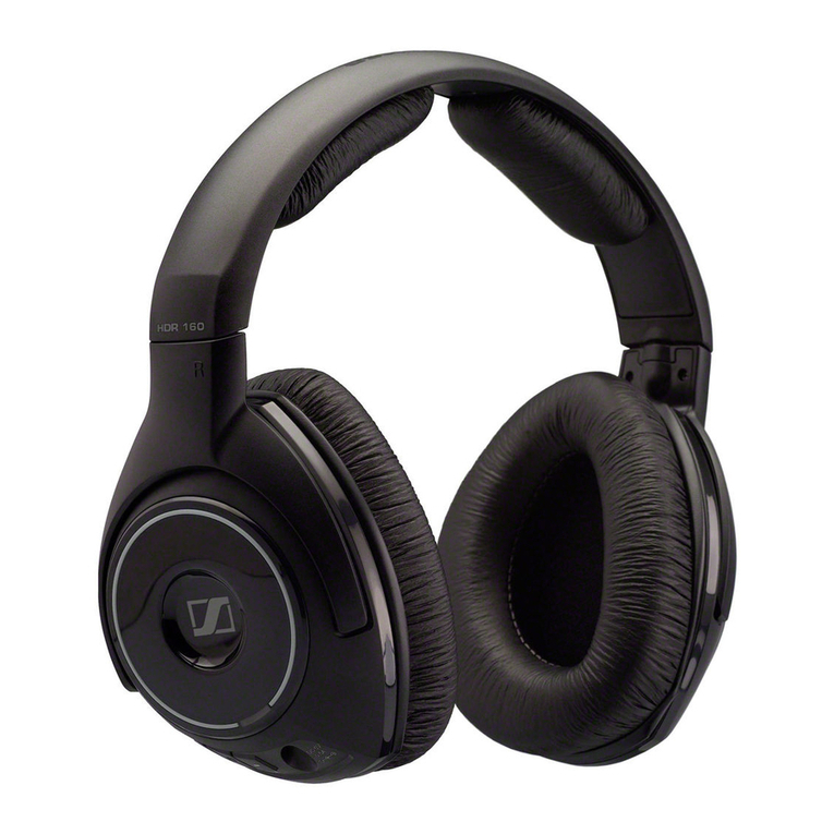 Sennheiser HDR HDR160 User manual