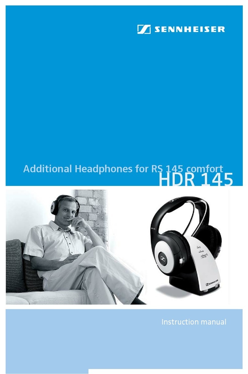 Sennheiser HDR 145 User manual