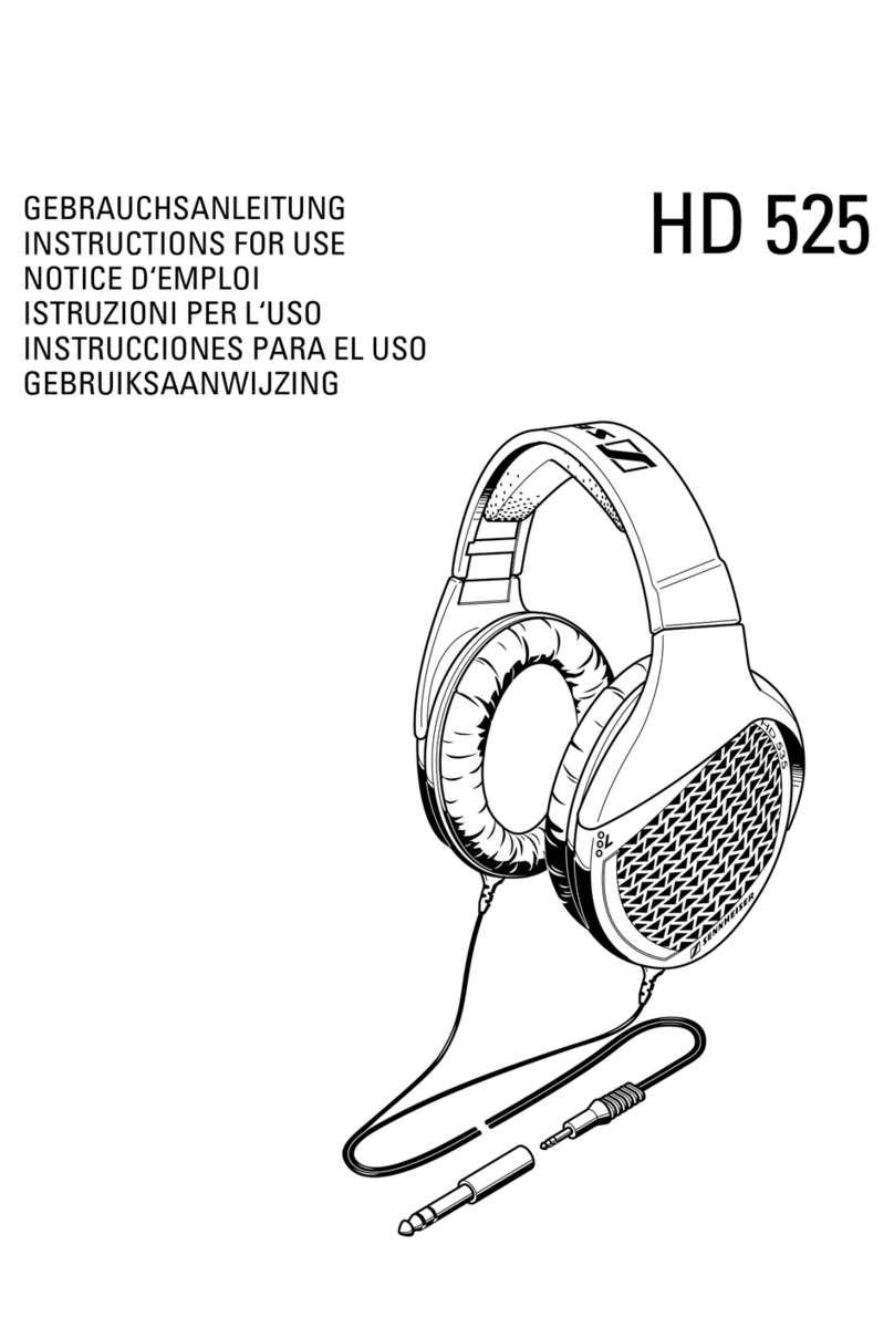 Sennheiser HD525 User manual
