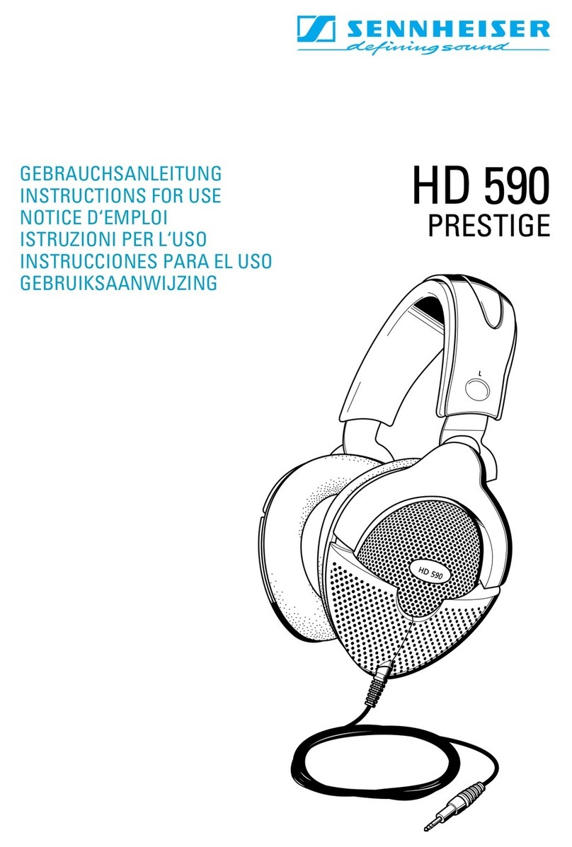 Sennheiser HD 590 Prestige User manual
