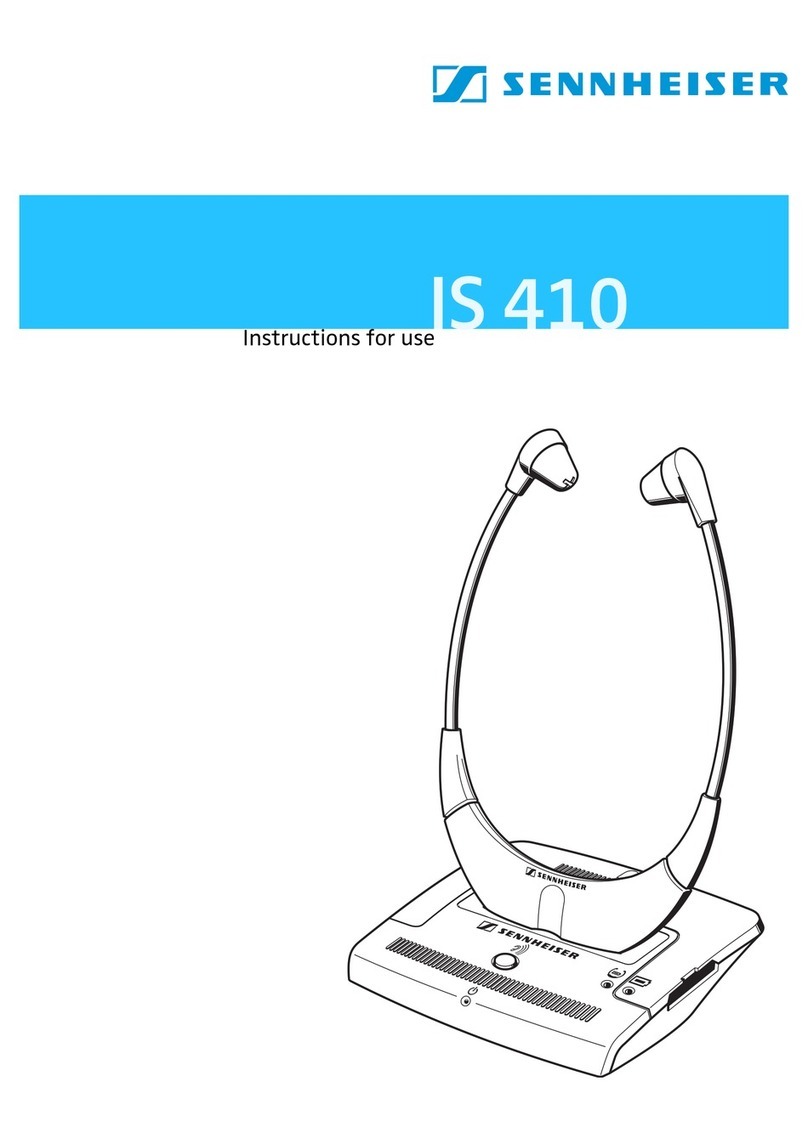 Sennheiser IS 410 User manual