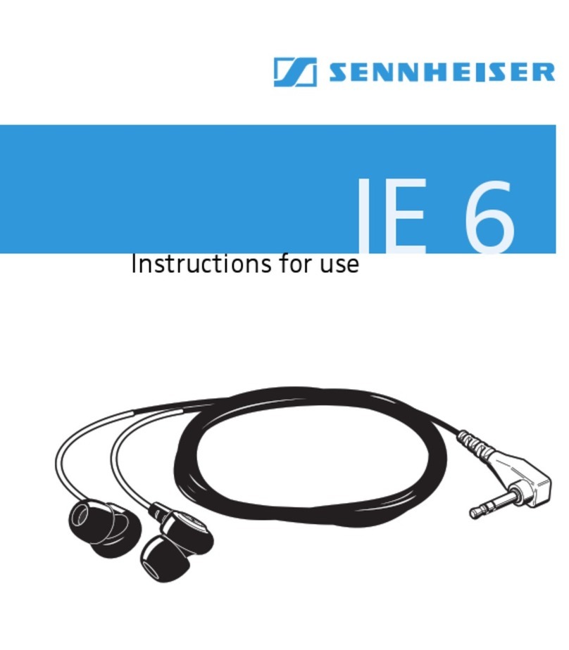 Sennheiser IE 6 Instructions for use