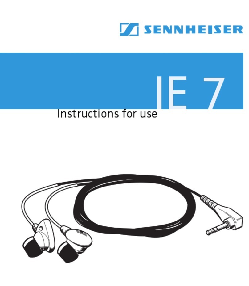 Sennheiser IE 7 User manual