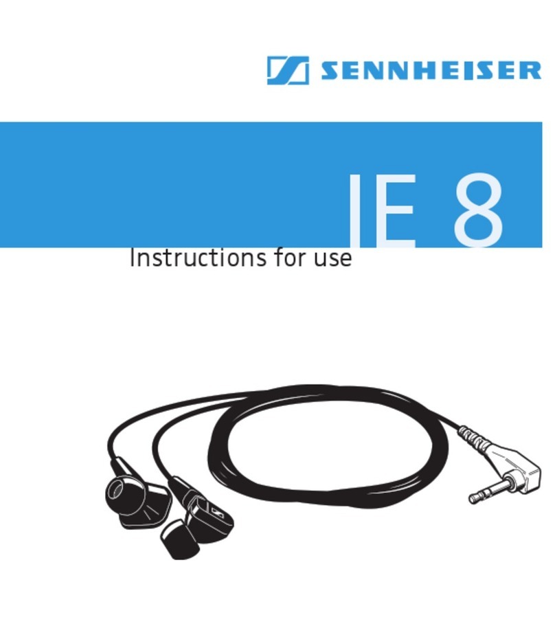 Sennheiser IE 8 User manual