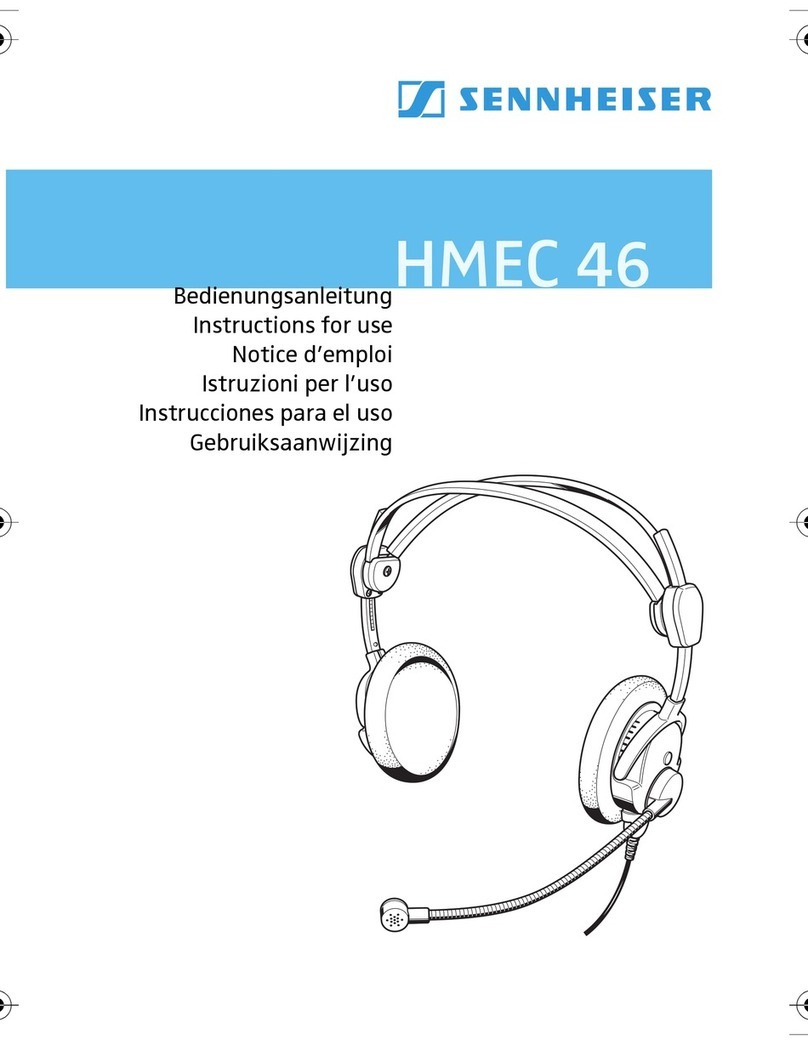 Sennheiser HMEC 46 Instructions for use