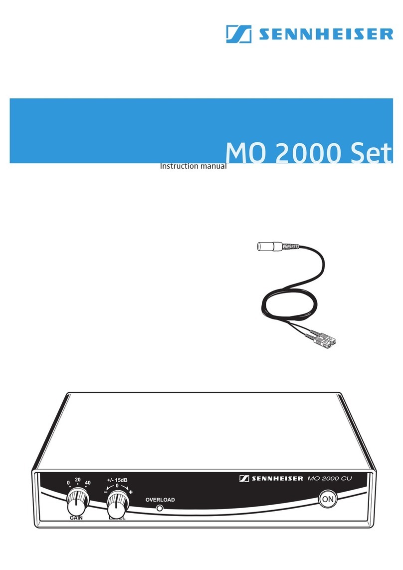 Sennheiser MO 2000 Set User manual