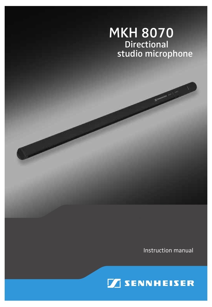 Sennheiser MKH 8070 instruction manual