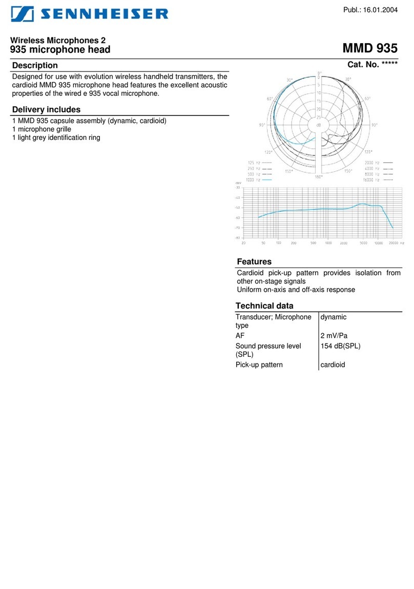Sennheiser MMD 935 specification