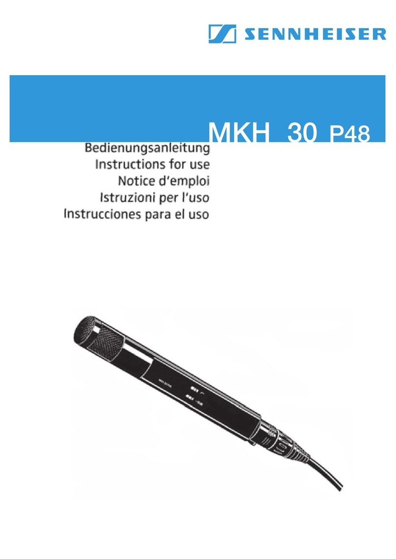 Sennheiser MKH 30-P48 Instructions for use