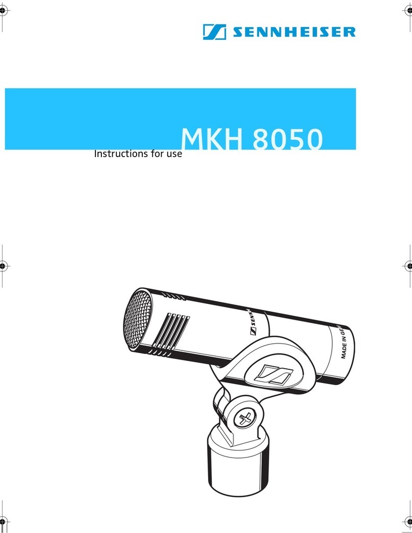 Sennheiser MKH 8050 User manual