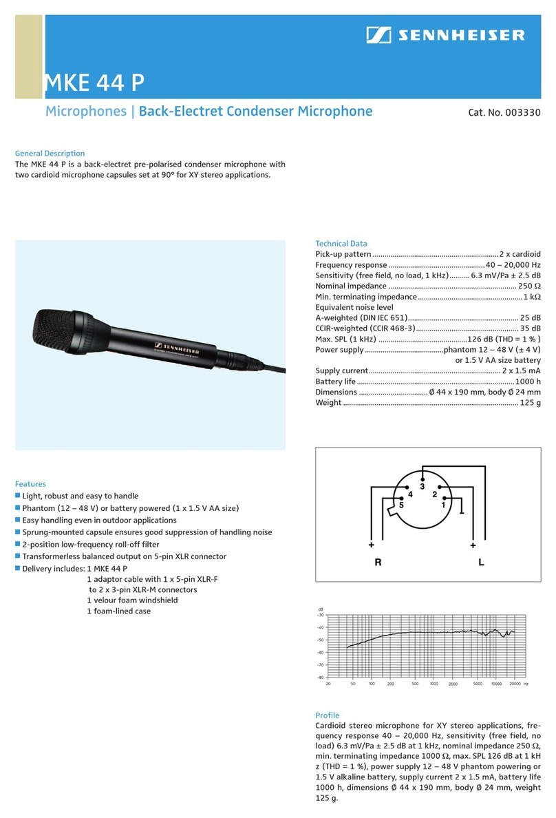 Sennheiser MKE 44 P user manual