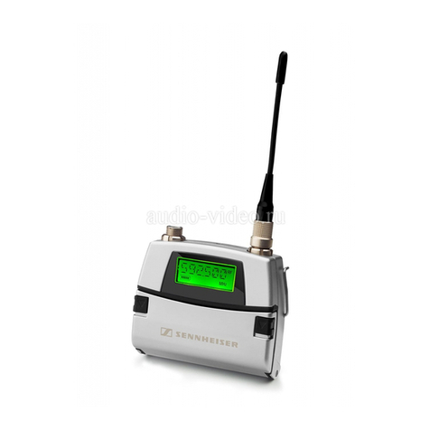 Sennheiser SK 5212 User manual