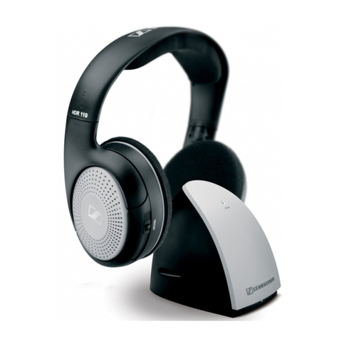 Sennheiser RS 110 User manual