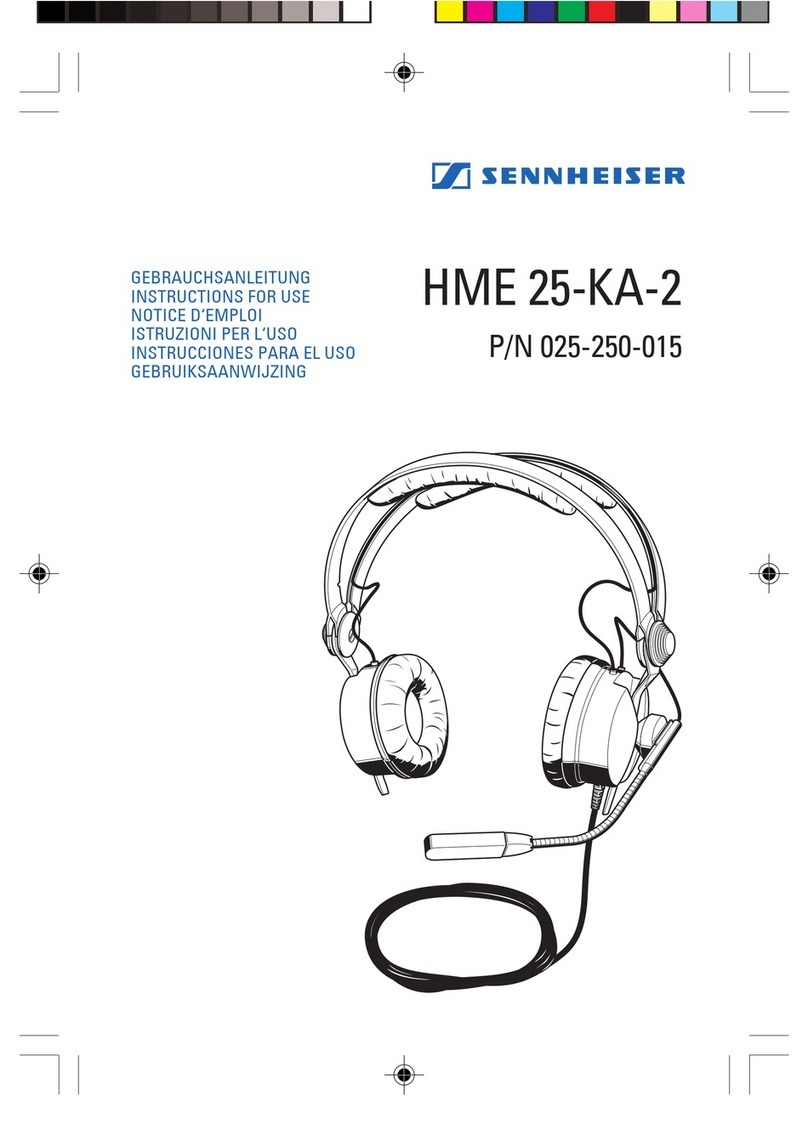 Sennheiser HME 25-KA-2 Instructions for use