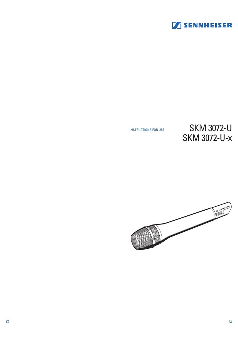 Sennheiser SKM 3072-U Instructions for use