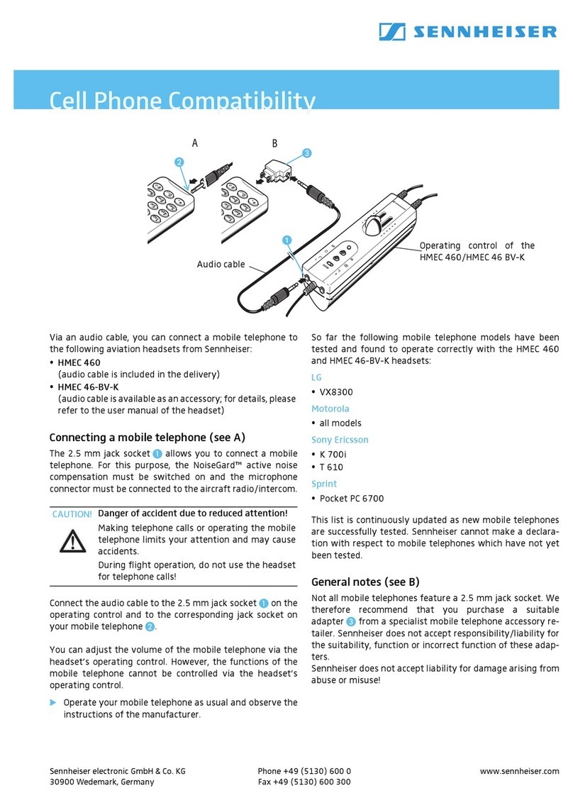 Sennheiser HMEC 460 brochure Sennheiser HMEC 460 brochure