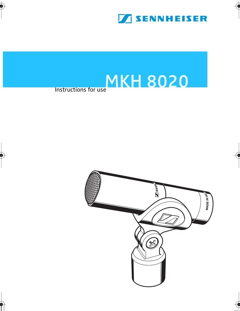 Sennheiser MKH 8020 Instructions for use
