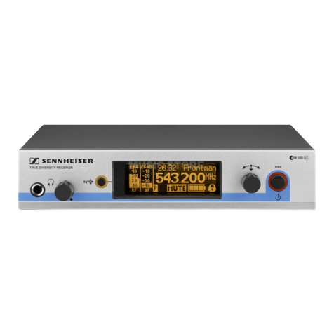 Sennheiser EM 500 User manual