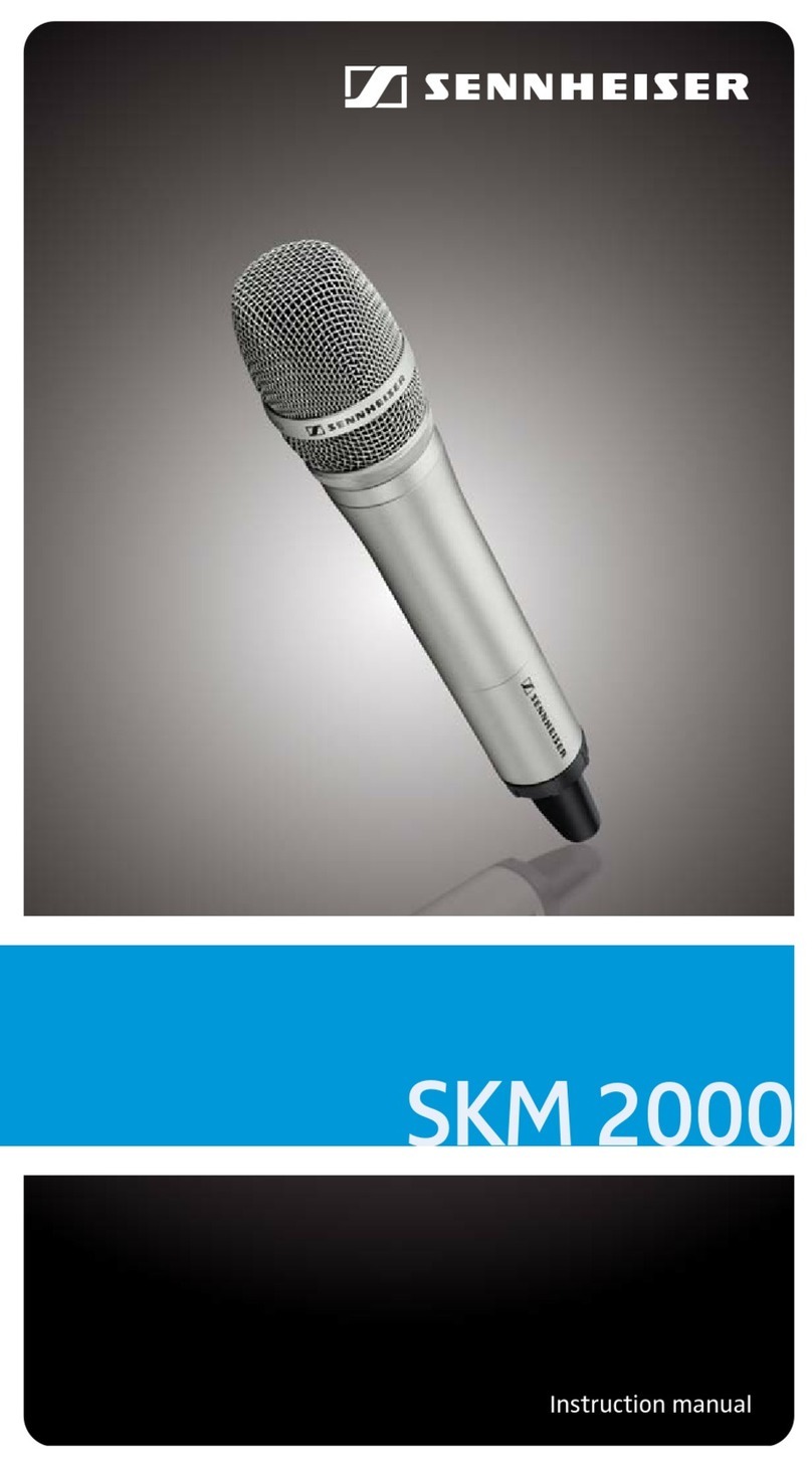 Sennheiser SKM 2000 instruction manual