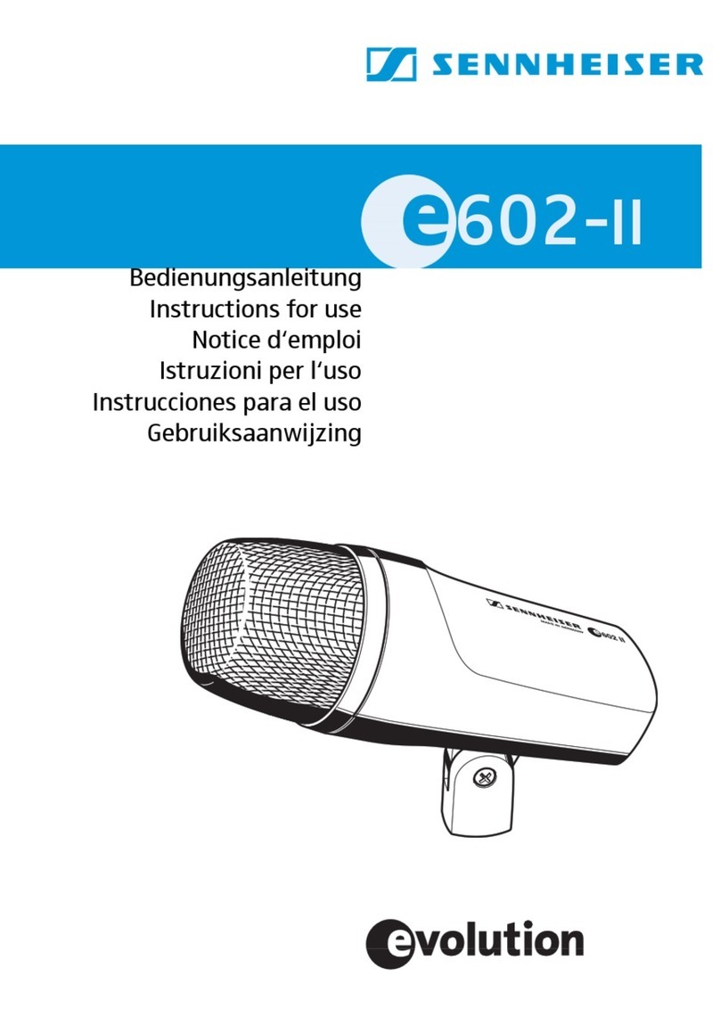 Sennheiser Evolution E 602-II User manual