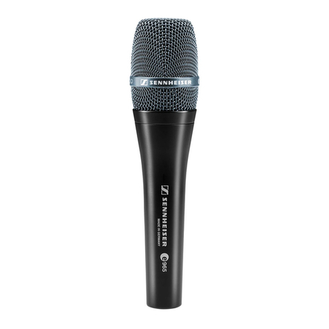 Sennheiser E 965 instruction manual