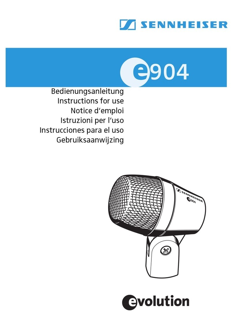 Sennheiser evolution e 904 Instructions for use