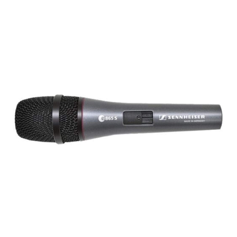 Sennheiser Evolution E 835 Instructions for use