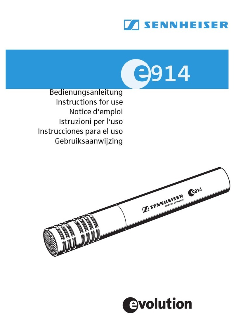 Sennheiser Evolution E914 Instructions for use