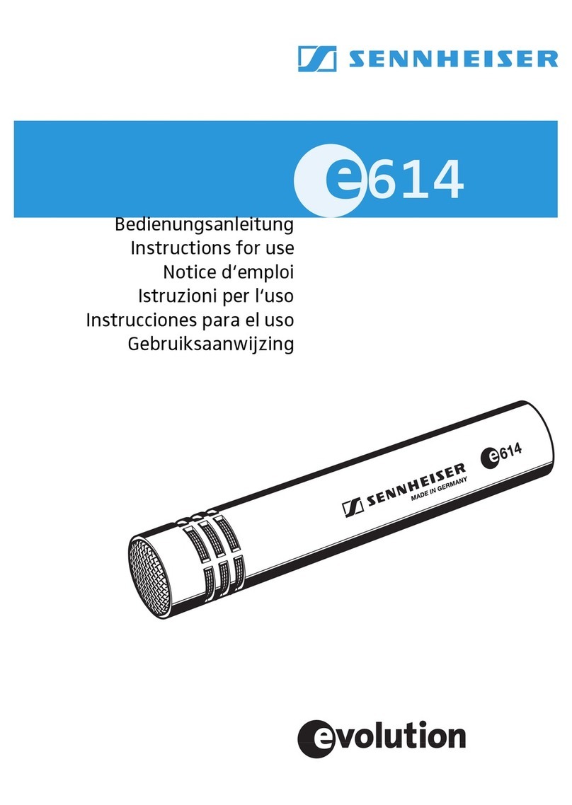 Sennheiser e614 User manual