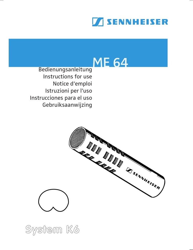Sennheiser ME 64 Instructions for use