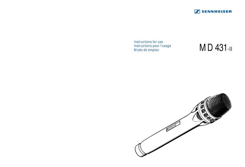 Sennheiser MD 431 II Instructions for use