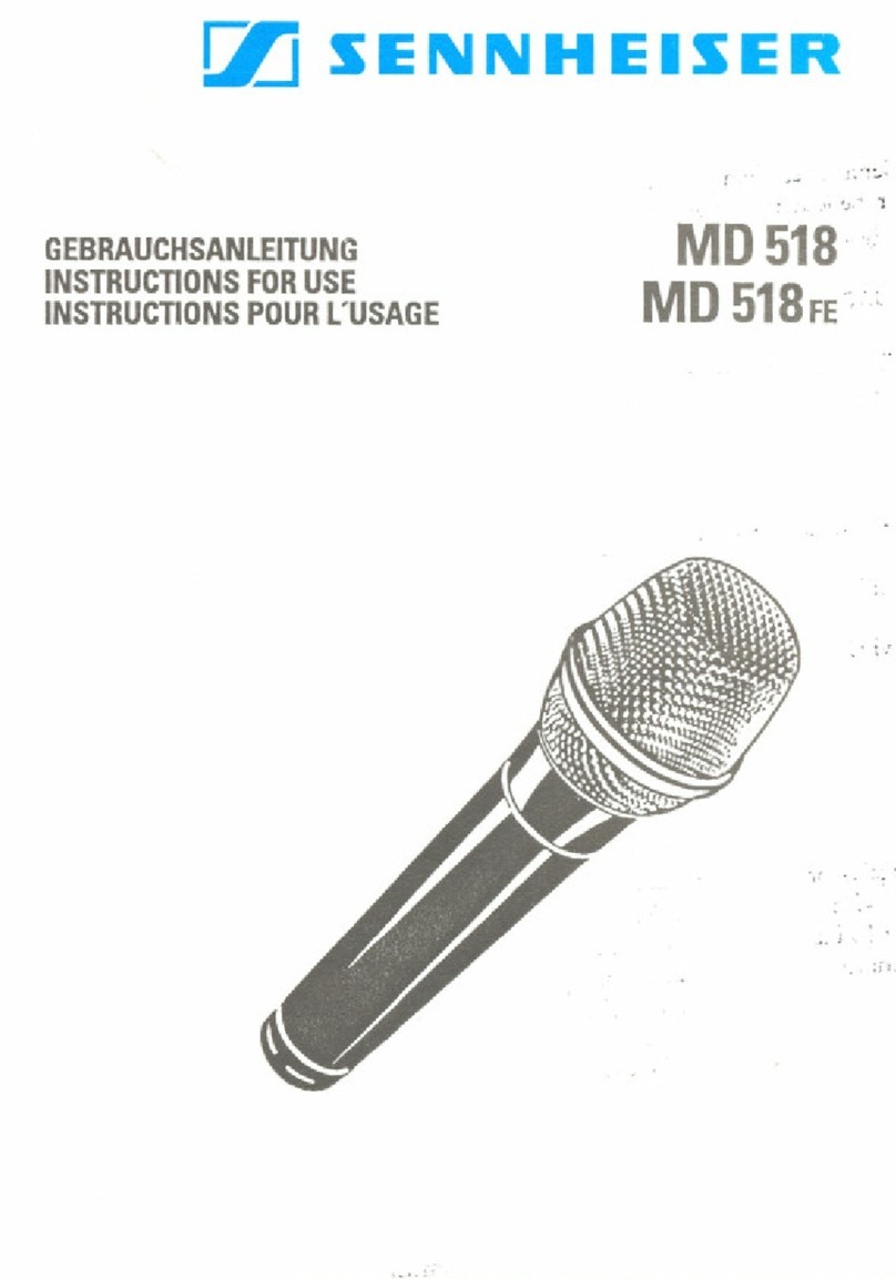 Sennheiser HD MD 518 Instructions for use