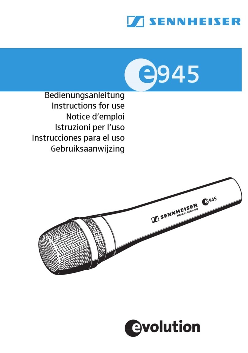 Sennheiser evolution E945 Instructions for use