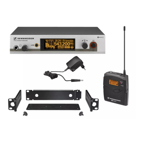Sennheiser EvolutionWireless EW 300 Series instruction manual