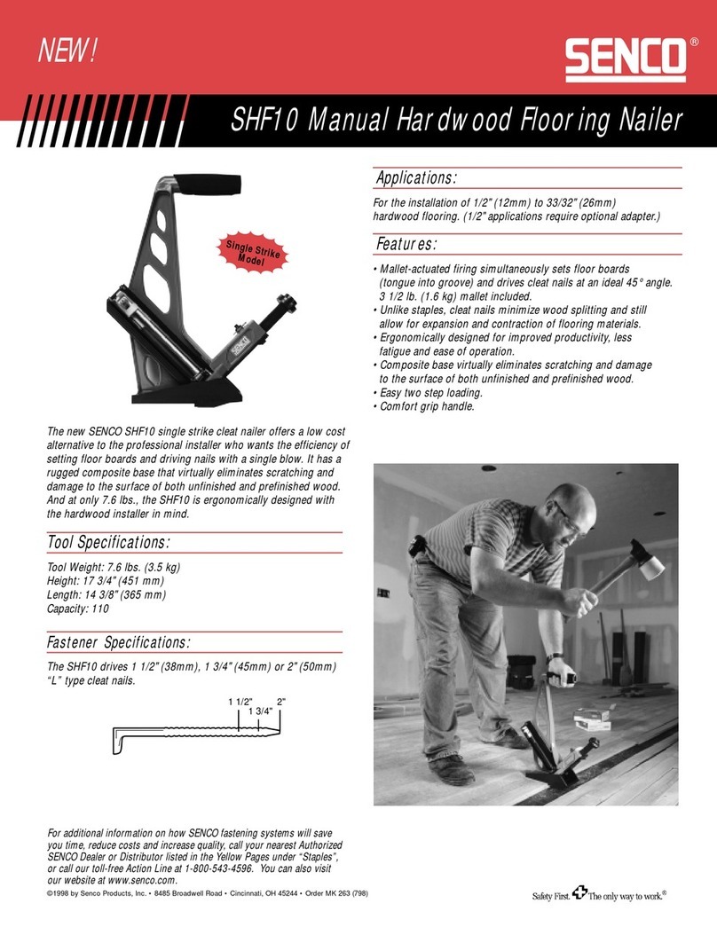 Senco SHF10 User manual