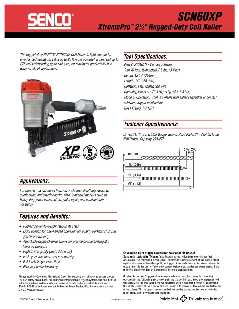 Senco XtremePro SCN60XP User manual
