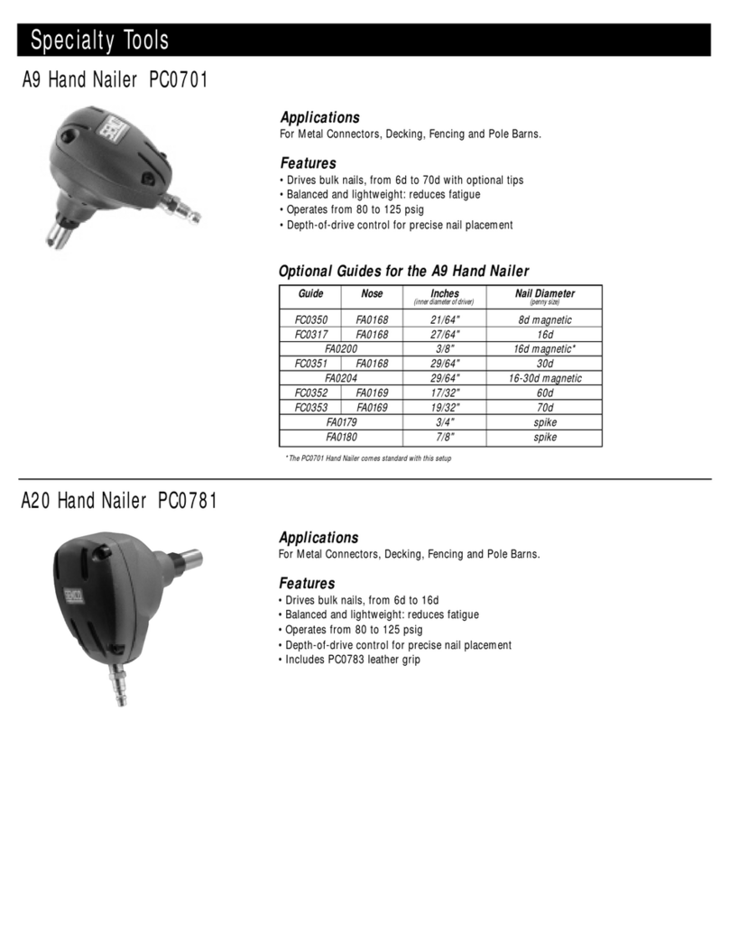 Senco PC0701 Features