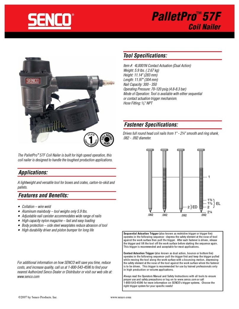 Senco PalletPro 57F User manual